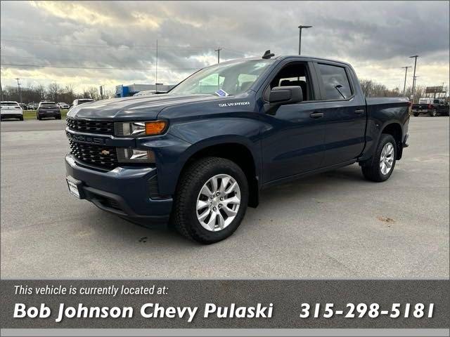 Used 2022 Chevrolet Silverado 1500 Limited Custom with VIN 3GCPYBEK4NG143405 for sale in Pulaski, NY