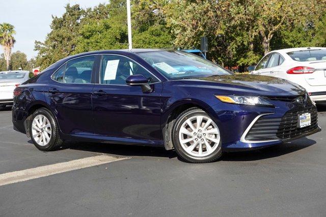 Used 2022 Toyota Camry LE with VIN 4T1C11AK7NU046159 for sale in Elk Grove, CA