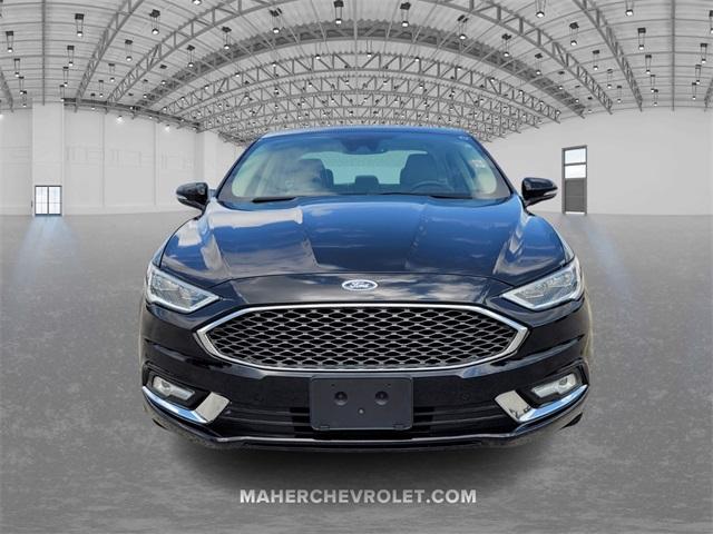 Used 2017 Ford Fusion Platinum with VIN 3FA6P0D95HR140271 for sale in Saint Petersburg, FL