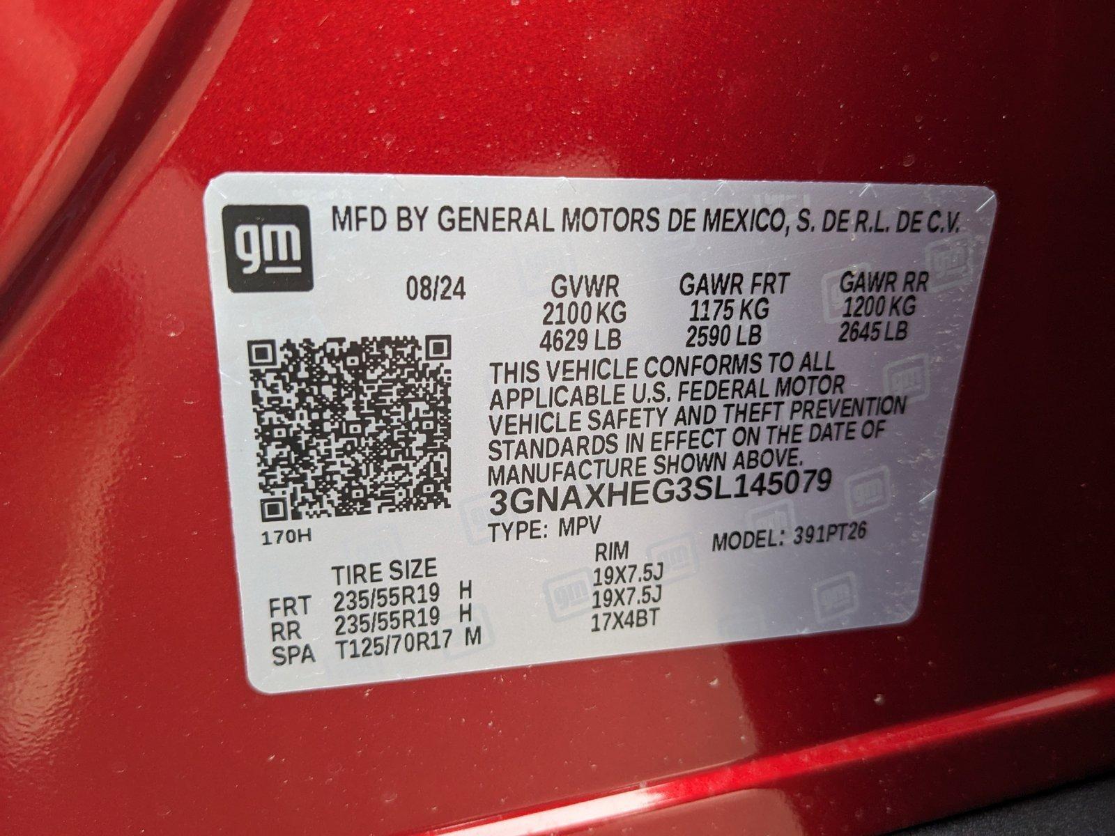 2025 Chevrolet Equinox Vehicle Photo in HOUSTON, TX 77034-5009