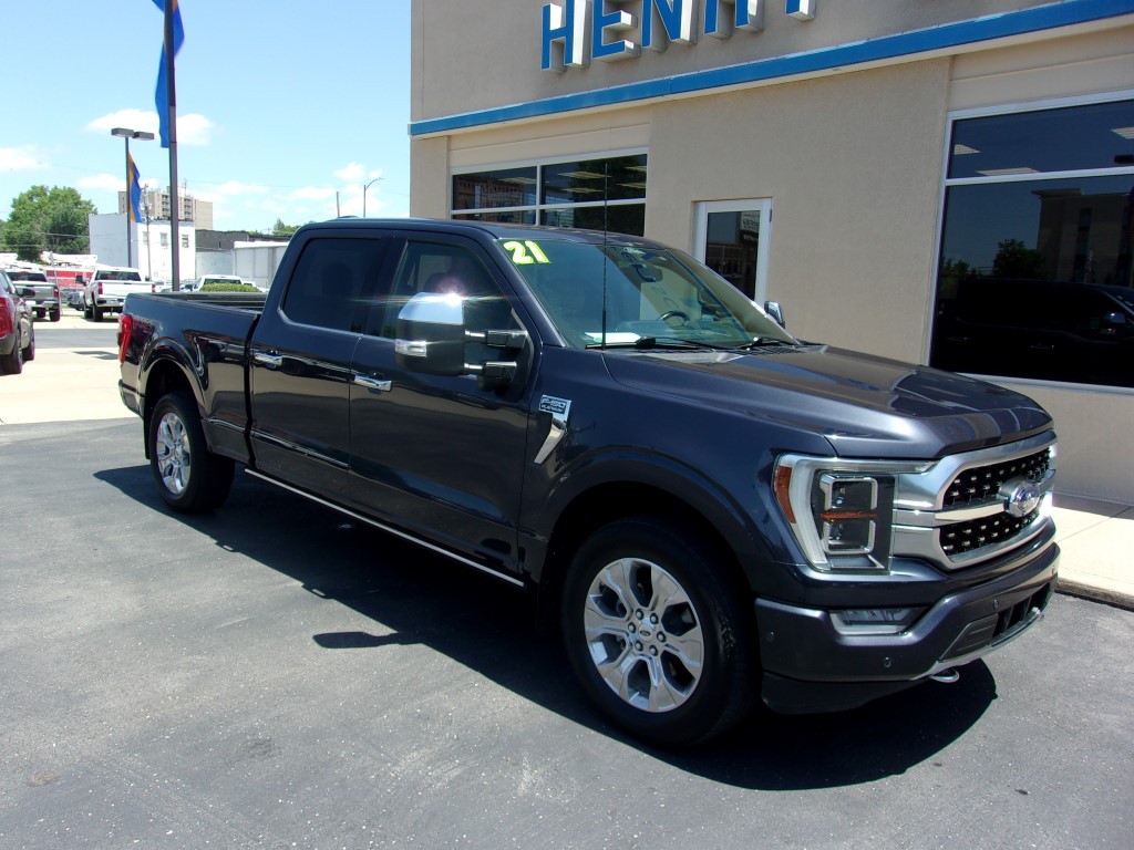 Used 2021 Ford F-150 Platinum with VIN 1FTFW1E83MFB48837 for sale in Kansas City