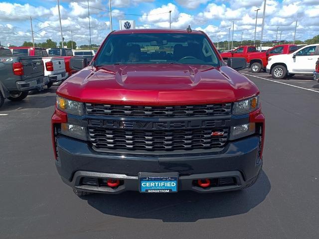 Used 2021 Chevrolet Silverado 1500 Custom with VIN 1GCPYCEF8MZ195532 for sale in Green Bay, WI