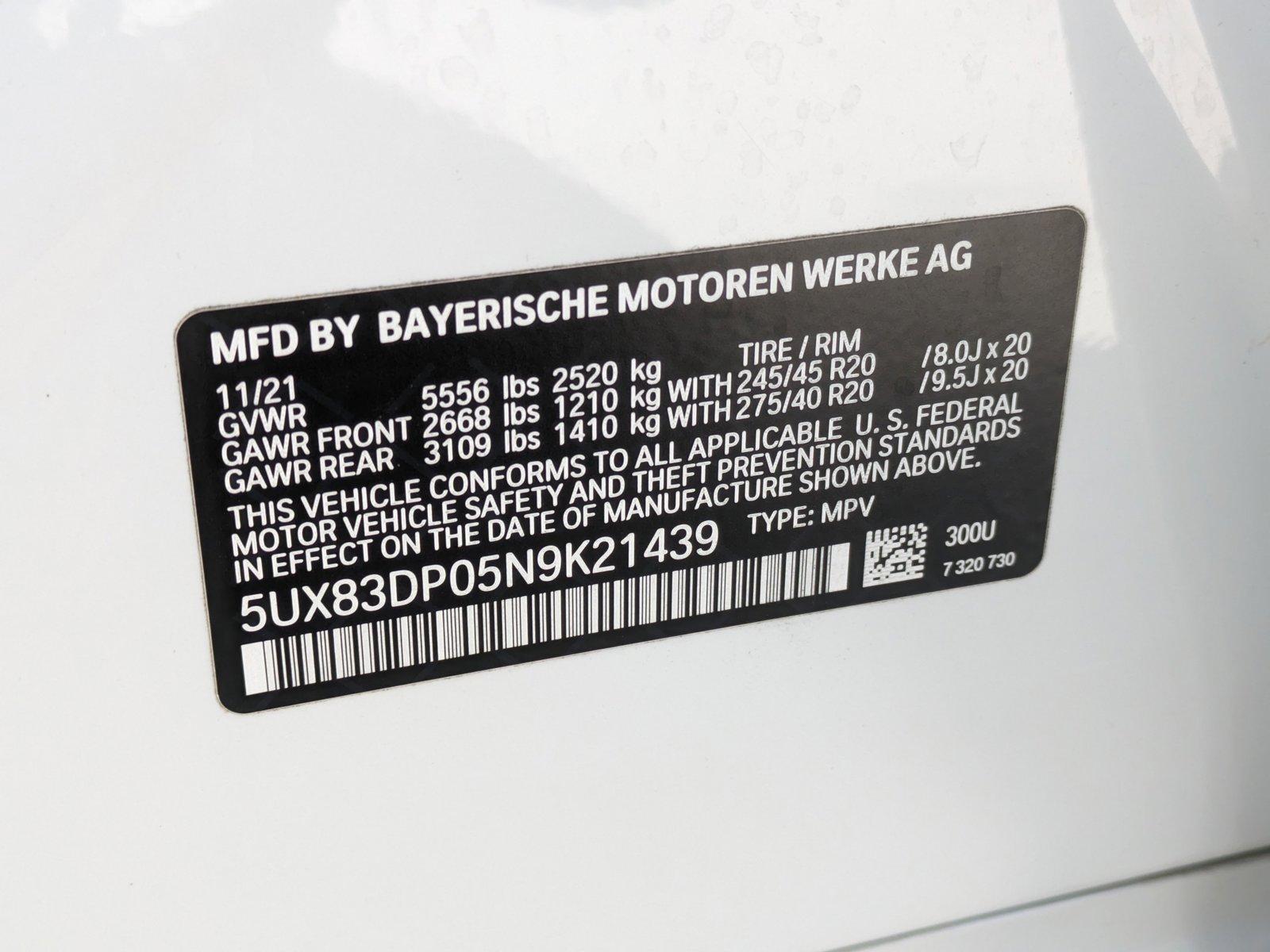 2022 BMW X3 M40i Vehicle Photo in Rockville, MD 20852