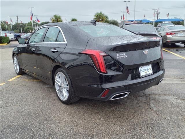 Used 2023 Cadillac CT4 Premium Luxury with VIN 1G6DB5RK1P0138365 for sale in Pearland, TX