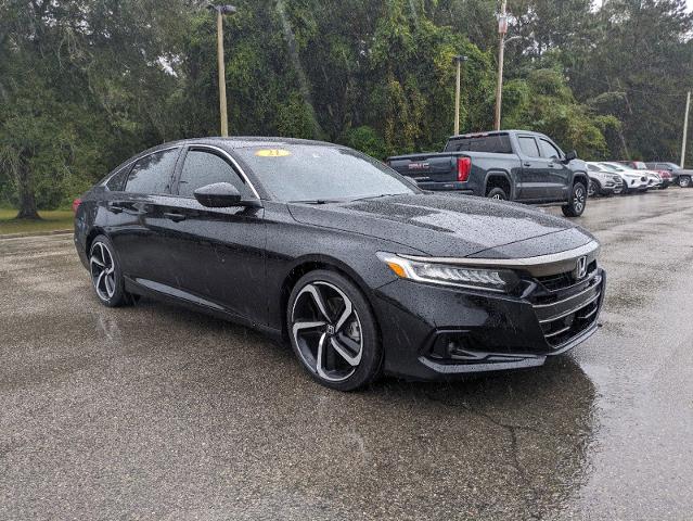 Used 2021 Honda Accord Sport SE with VIN 1HGCV1F46MA110647 for sale in Quincy, FL