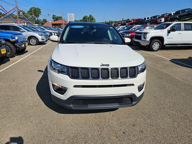 Used 2021 Jeep Compass Altitude with VIN 3C4NJDBB2MT554805 for sale in Cambridge, OH