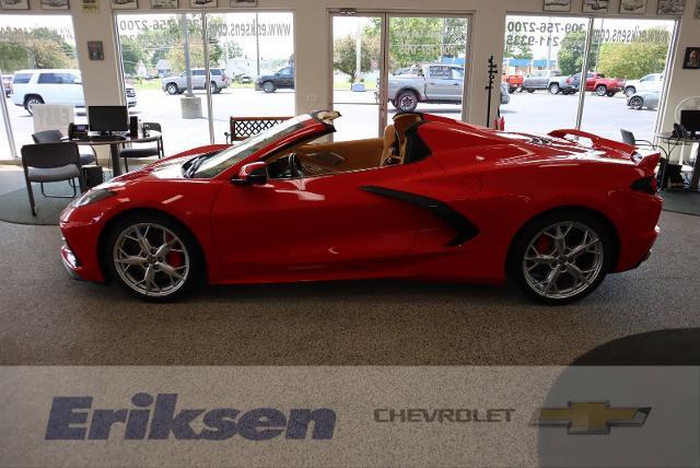 Certified 2021 Chevrolet Corvette 3LT with VIN 1G1YC3D4XM5110676 for sale in Milan, IL