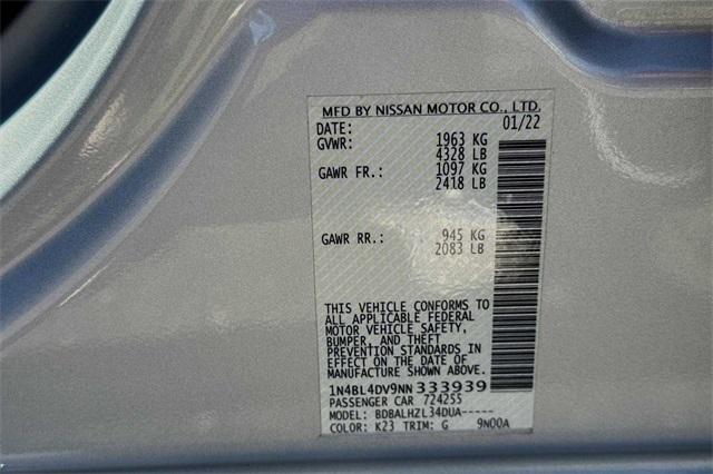 2022 Nissan Altima Vehicle Photo in ELK GROVE, CA 95757-8703