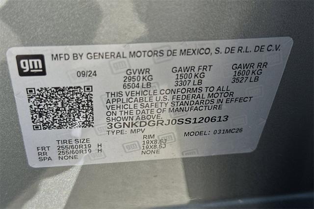 2025 Chevrolet Blazer EV Vehicle Photo in SALINAS, CA 93907-2500