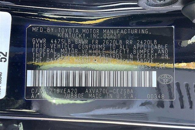 2021 Toyota Camry Vehicle Photo in INDEPENDENCE, MO 64055-1314