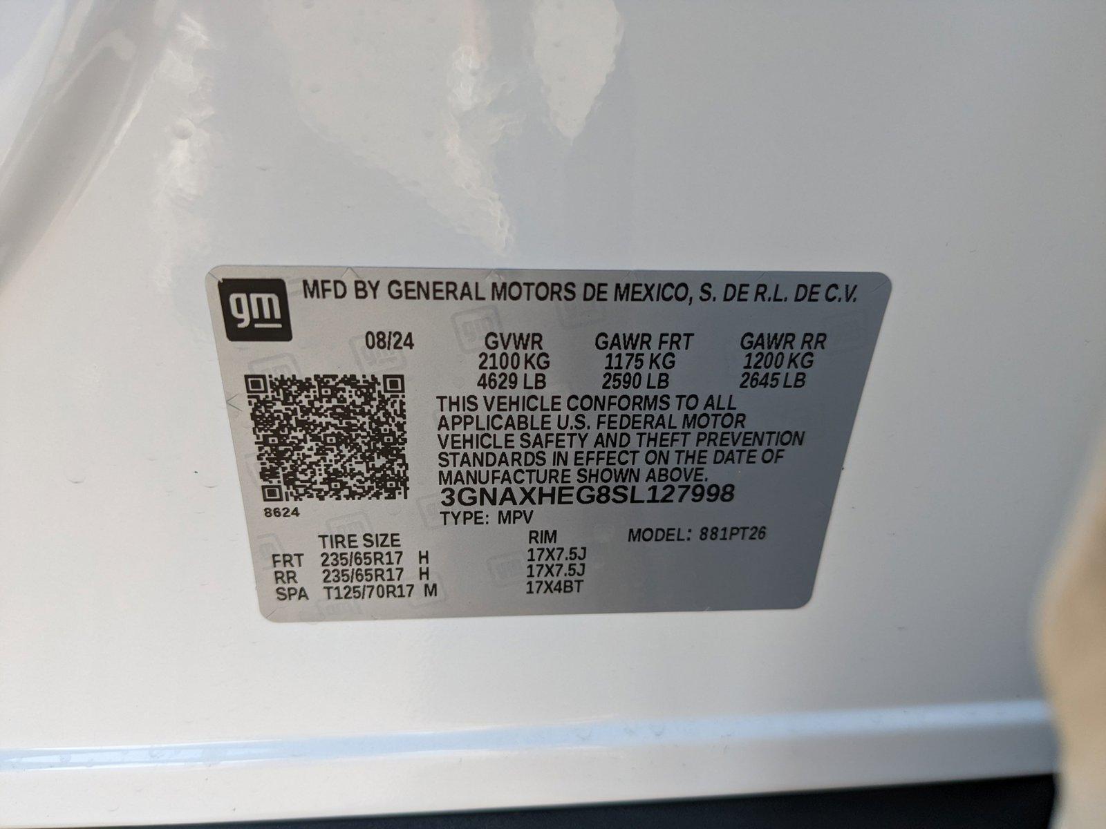 2025 Chevrolet Equinox Vehicle Photo in ORLANDO, FL 32808-7998