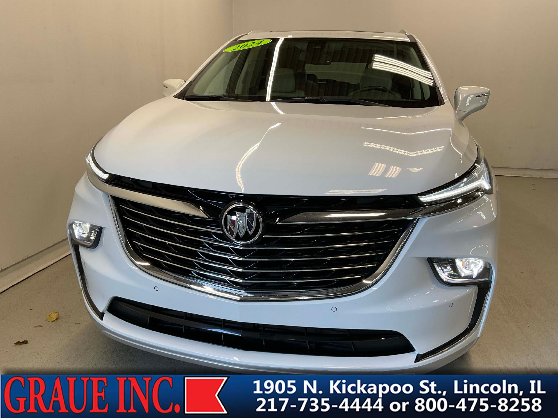 Used 2024 Buick Enclave Essence with VIN 5GAERBKW5RJ129983 for sale in Lincoln, IL