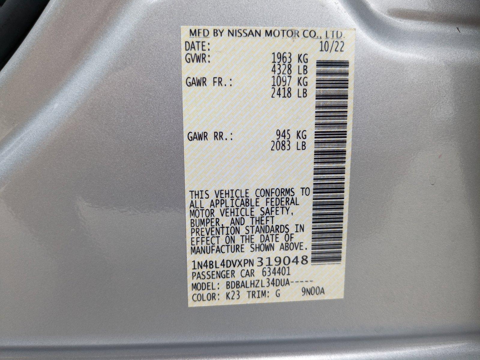 2023 Nissan Altima Vehicle Photo in Davie, FL 33331