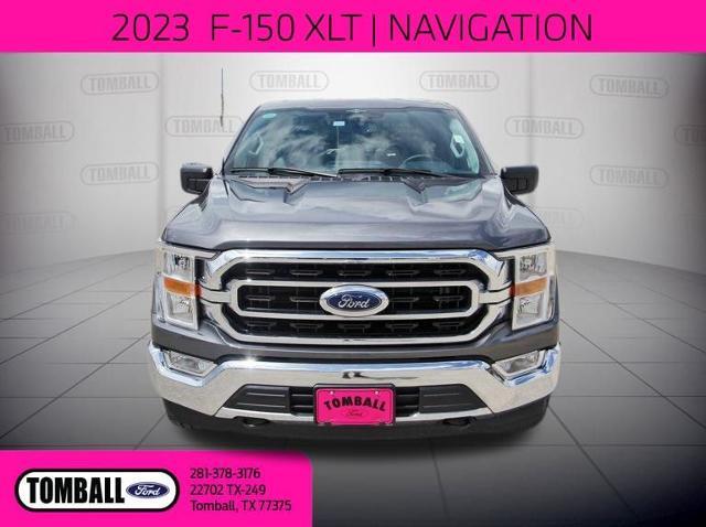 Used 2023 Ford F-150 XLT with VIN 1FTFW1E50PFC01214 for sale in Tomball, TX