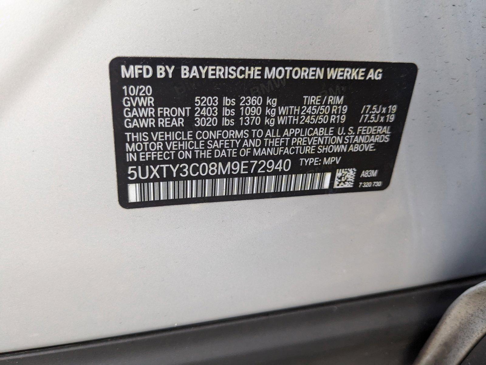 2021 BMW X3 Vehicle Photo in MIAMI, FL 33134-2699