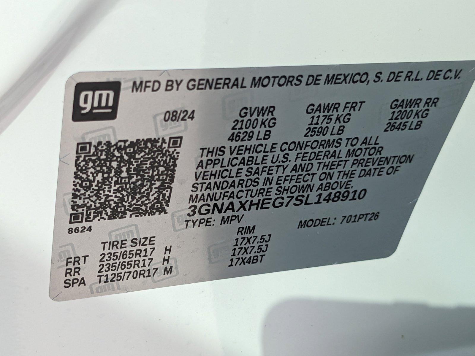 2025 Chevrolet Equinox Vehicle Photo in MIAMI, FL 33172-3015