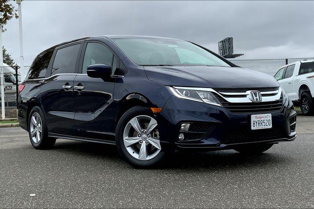 Used 2018 Honda Odyssey EX-L with VIN 5FNRL6H78JB075650 for sale in Chico, CA