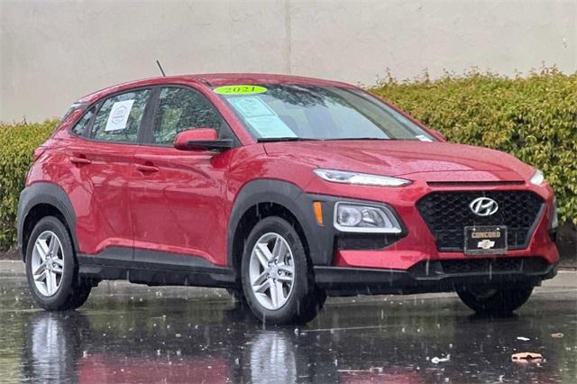 Used 2021 Hyundai Kona SE with VIN KM8K1CAA1MU691449 for sale in Concord, CA