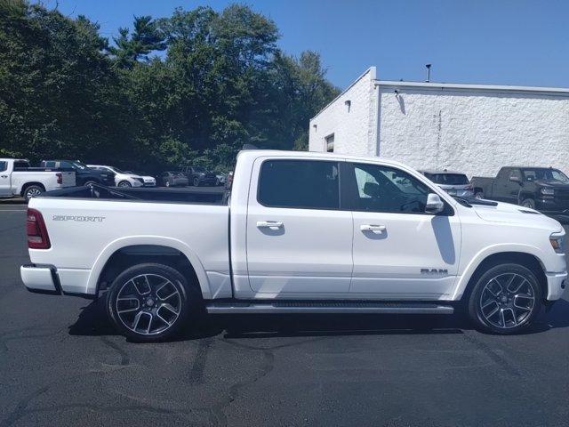 Used 2021 RAM Ram 1500 Pickup Laramie with VIN 1C6SRFJT3MN788086 for sale in Raynham, MA