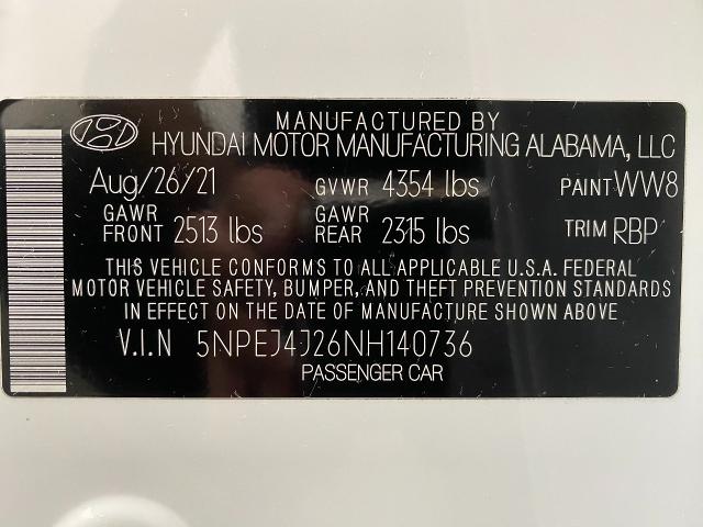 2022 Hyundai SONATA Vehicle Photo in Appleton, WI 54913