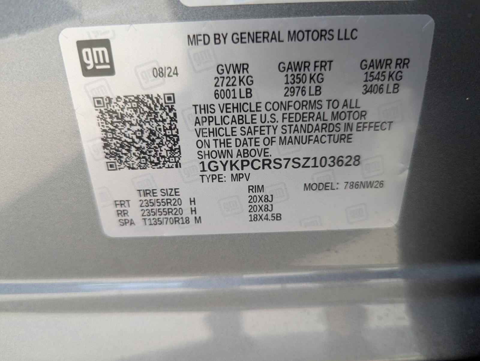 2025 Cadillac XT6 Vehicle Photo in CORPUS CHRISTI, TX 78412-4902