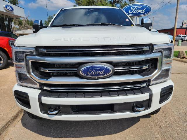 Certified 2021 Ford F-350 Super Duty Platinum with VIN 1FT8W3BT3MED79689 for sale in Garden City, KS