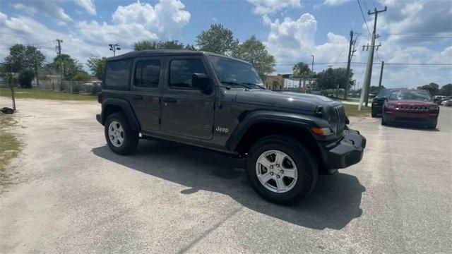 Certified 2020 Jeep Wrangler Unlimited Sport S with VIN 1C4HJXDN4LW300818 for sale in Palatka, FL