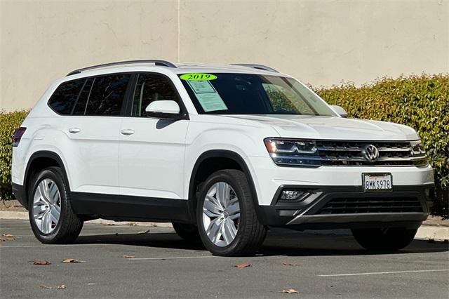 Used 2019 Volkswagen Atlas SE R-Line w/Tech with VIN 1V2WR2CAXKC591471 for sale in Concord, CA