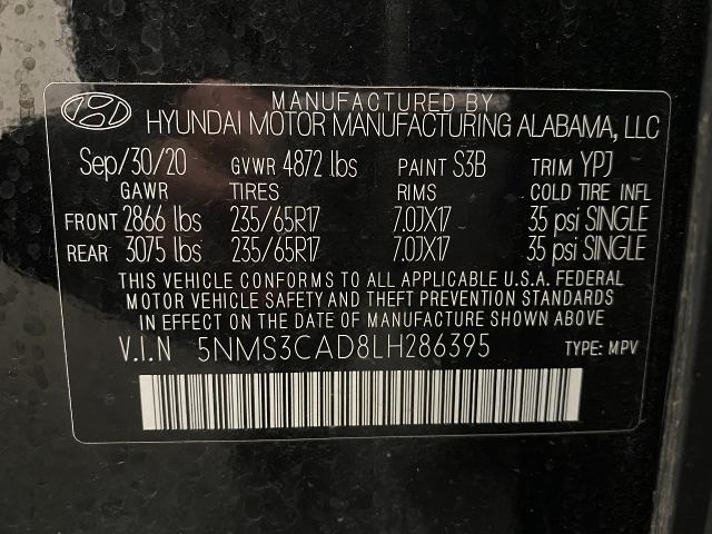 2020 Hyundai SANTA FE Vehicle Photo in Appleton, WI 54913