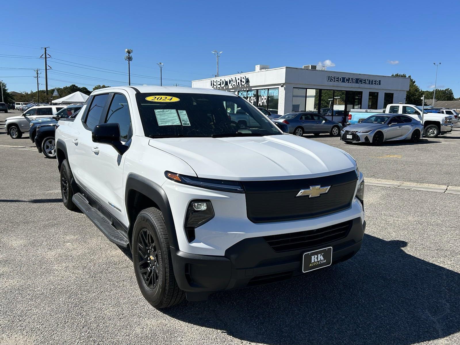 Used 2024 Chevrolet Silverado EV Work Truck with VIN 1GC10UED8RU203201 for sale in Virginia Beach, VA