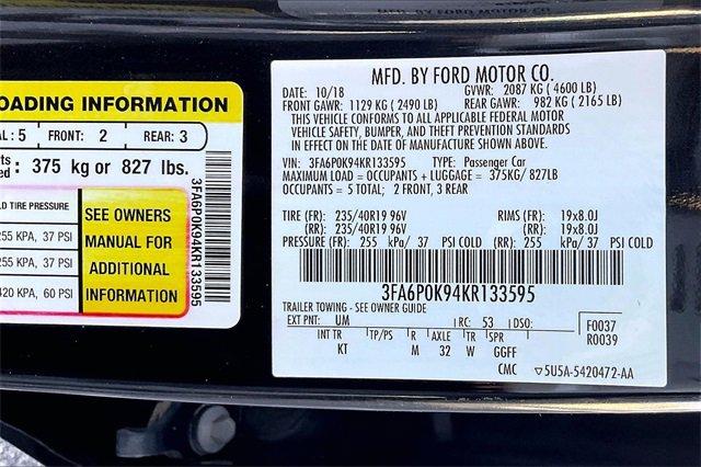 2019 Ford FUSION Vehicle Photo in INDEPENDENCE, MO 64055-1314