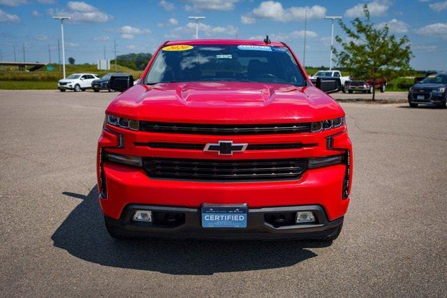 Certified 2020 Chevrolet Silverado 1500 RST with VIN 3GCUYEED8LG259354 for sale in Willmar, MN