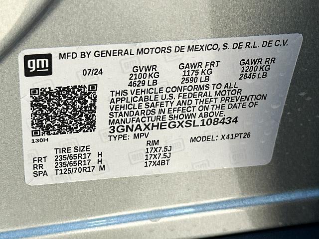 2025 Chevrolet Equinox Vehicle Photo in BARTOW, FL 33830-4397