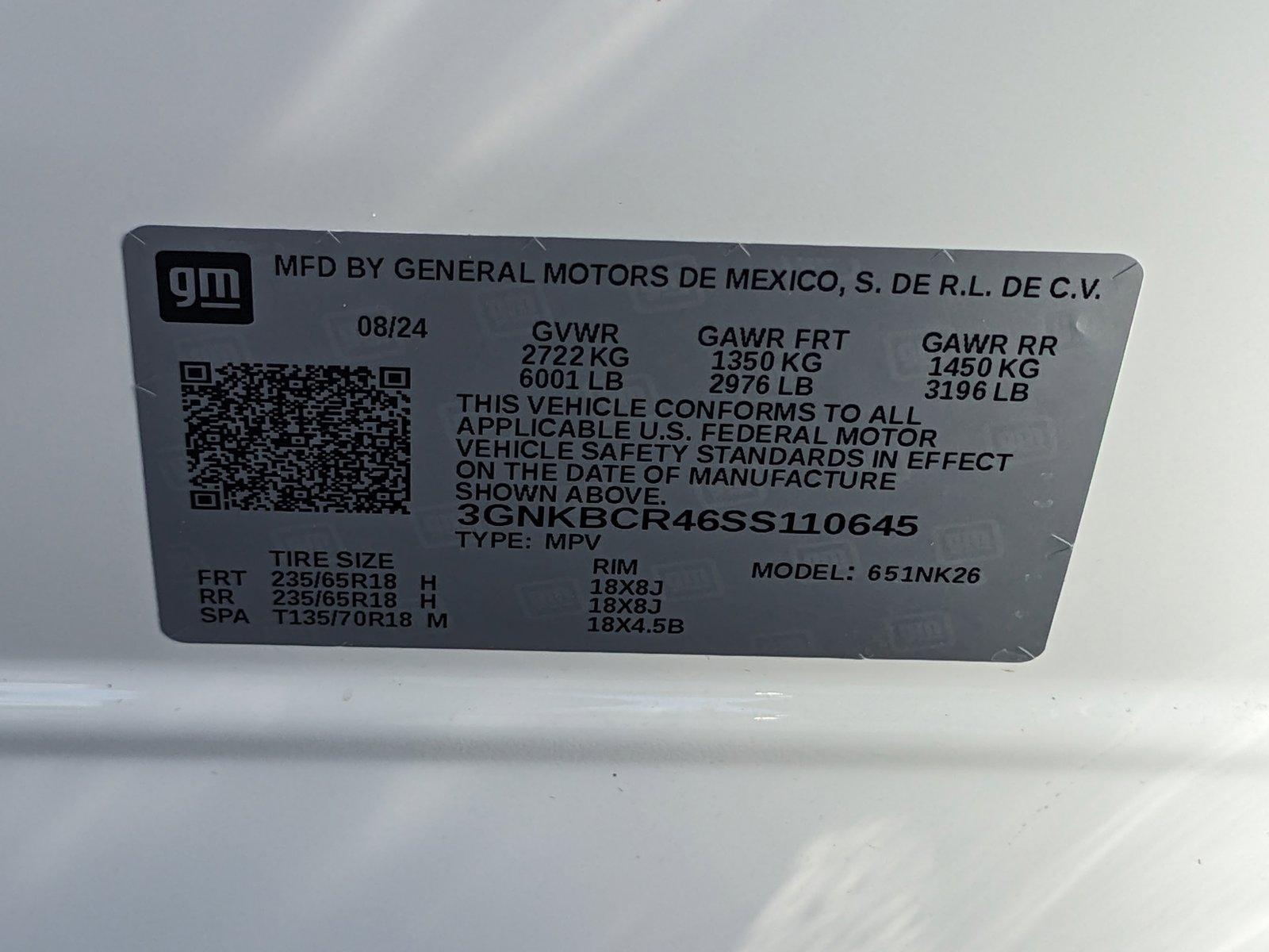 2025 Chevrolet Blazer Vehicle Photo in GREENACRES, FL 33463-3207