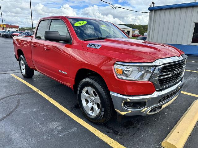 Used 2021 RAM Ram 1500 Pickup Big Horn/Lone Star with VIN 1C6SRFBT2MN787235 for sale in Gallipolis, OH