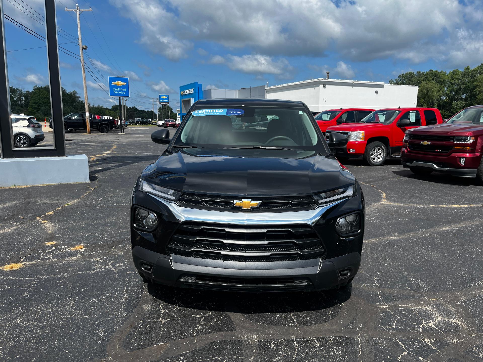 Certified 2023 Chevrolet TrailBlazer LS with VIN KL79MMS24PB189491 for sale in Clare, MI