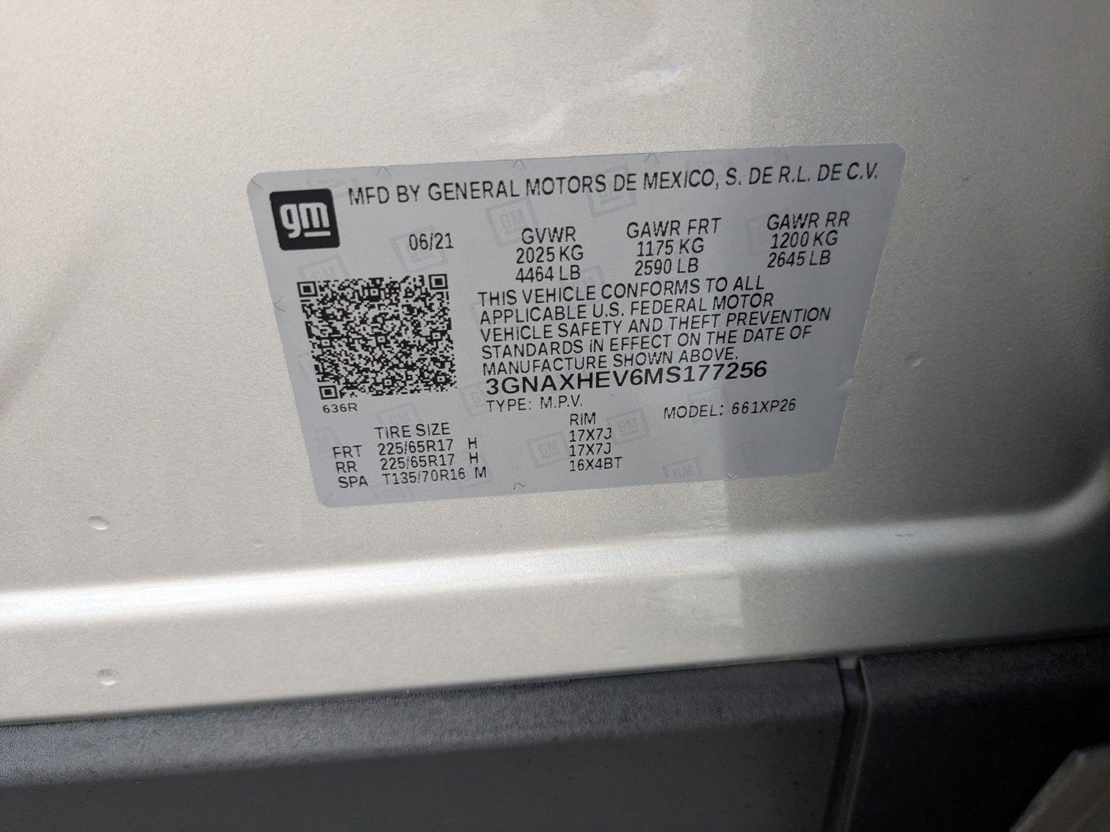 2021 Chevrolet Equinox Vehicle Photo in MIAMI, FL 33134-2699