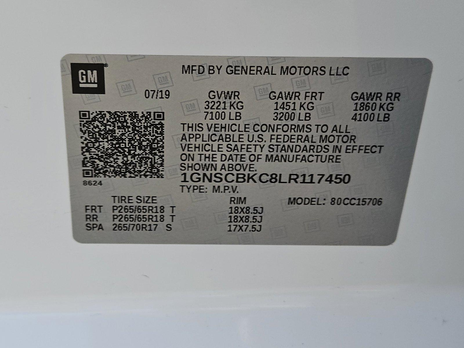 2020 Chevrolet Tahoe Vehicle Photo in MESA, AZ 85206-4395