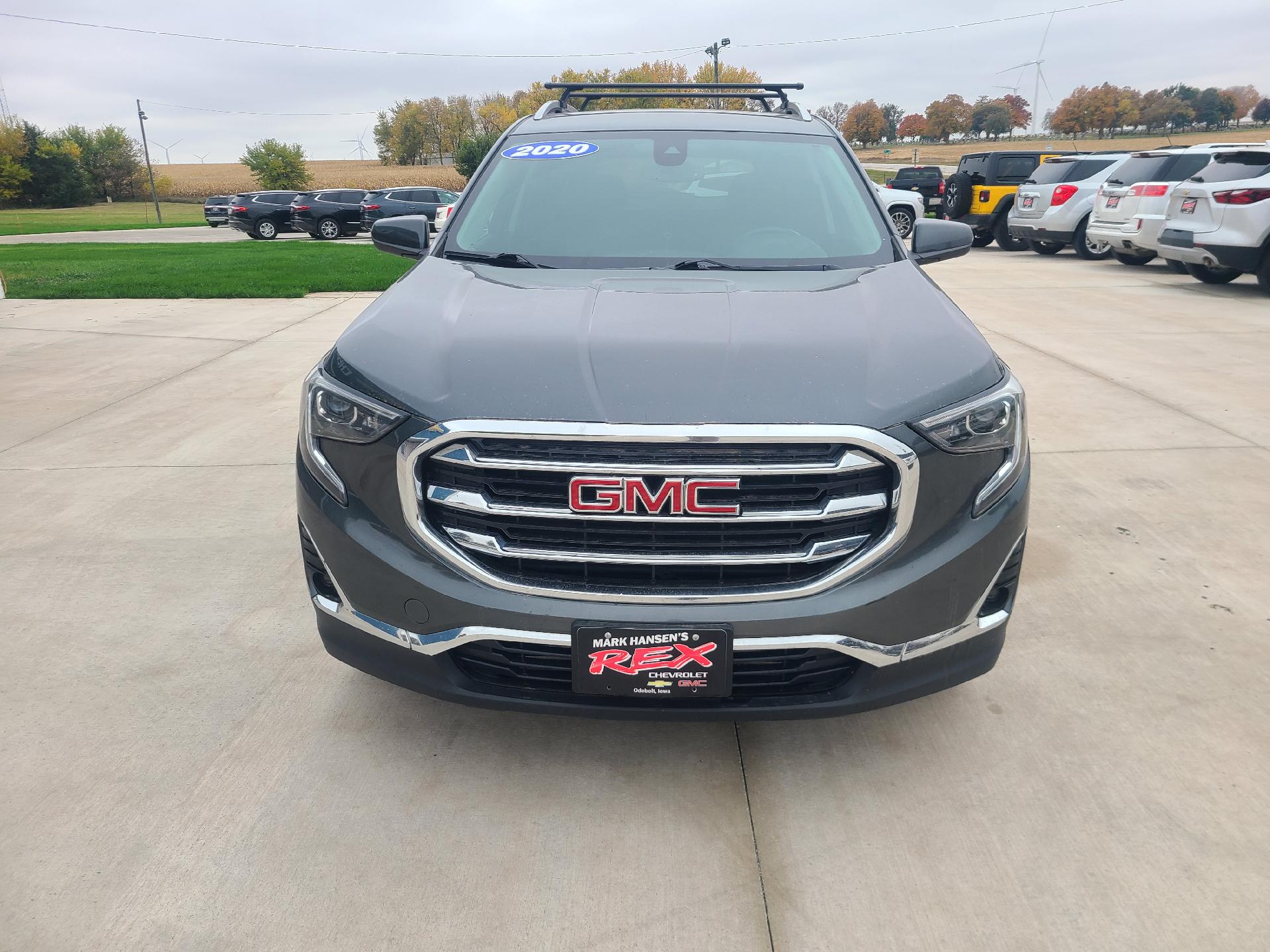 Used 2020 GMC Terrain SLT with VIN 3GKALVEX3LL192704 for sale in Odebolt, IA