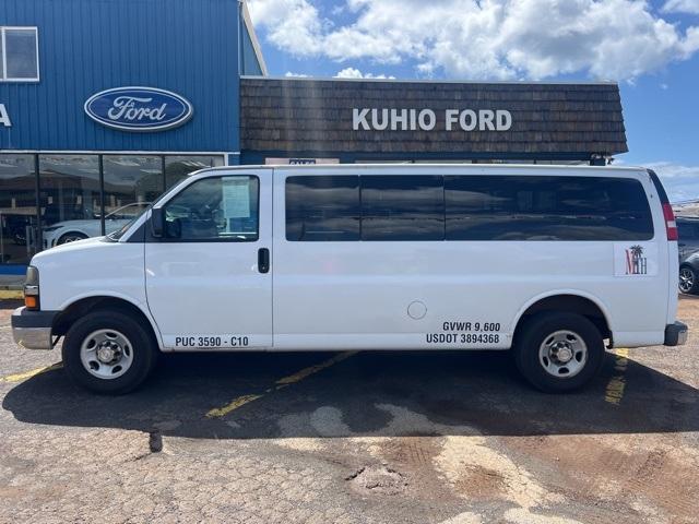 Used 2014 Chevrolet Express Passenger LS with VIN 1GAZG1FG9E1198651 for sale in Lihue, HI