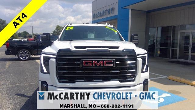 Used 2024 GMC Sierra 2500HD AT4 with VIN 1GT49PEY8RF153119 for sale in Marshall, MO