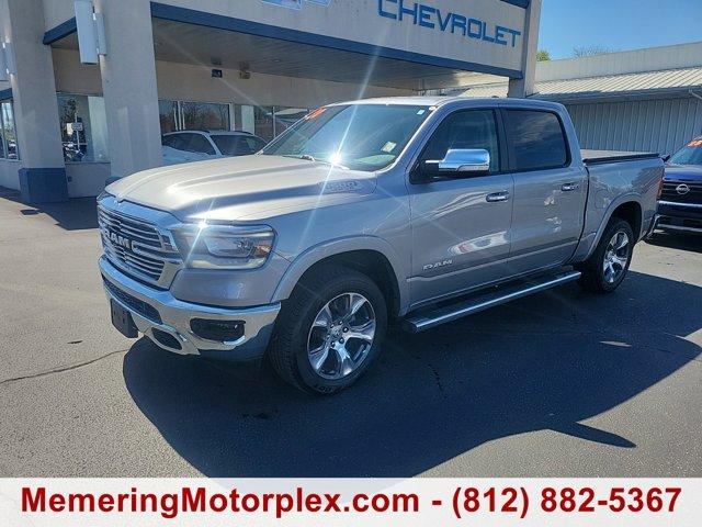 Used 2020 RAM Ram 1500 Pickup Laramie with VIN 1C6SRFJT1LN224760 for sale in Vincennes, IN