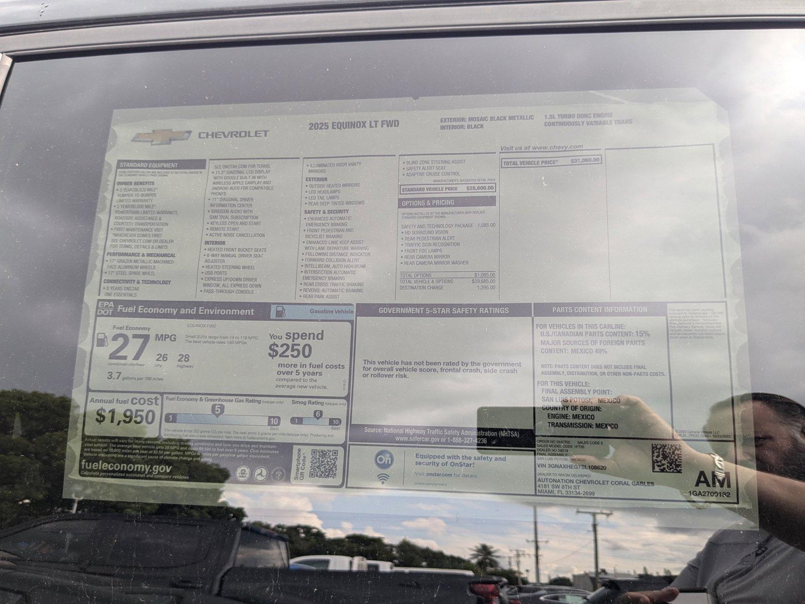 2025 Chevrolet Equinox Vehicle Photo in MIAMI, FL 33134-2699