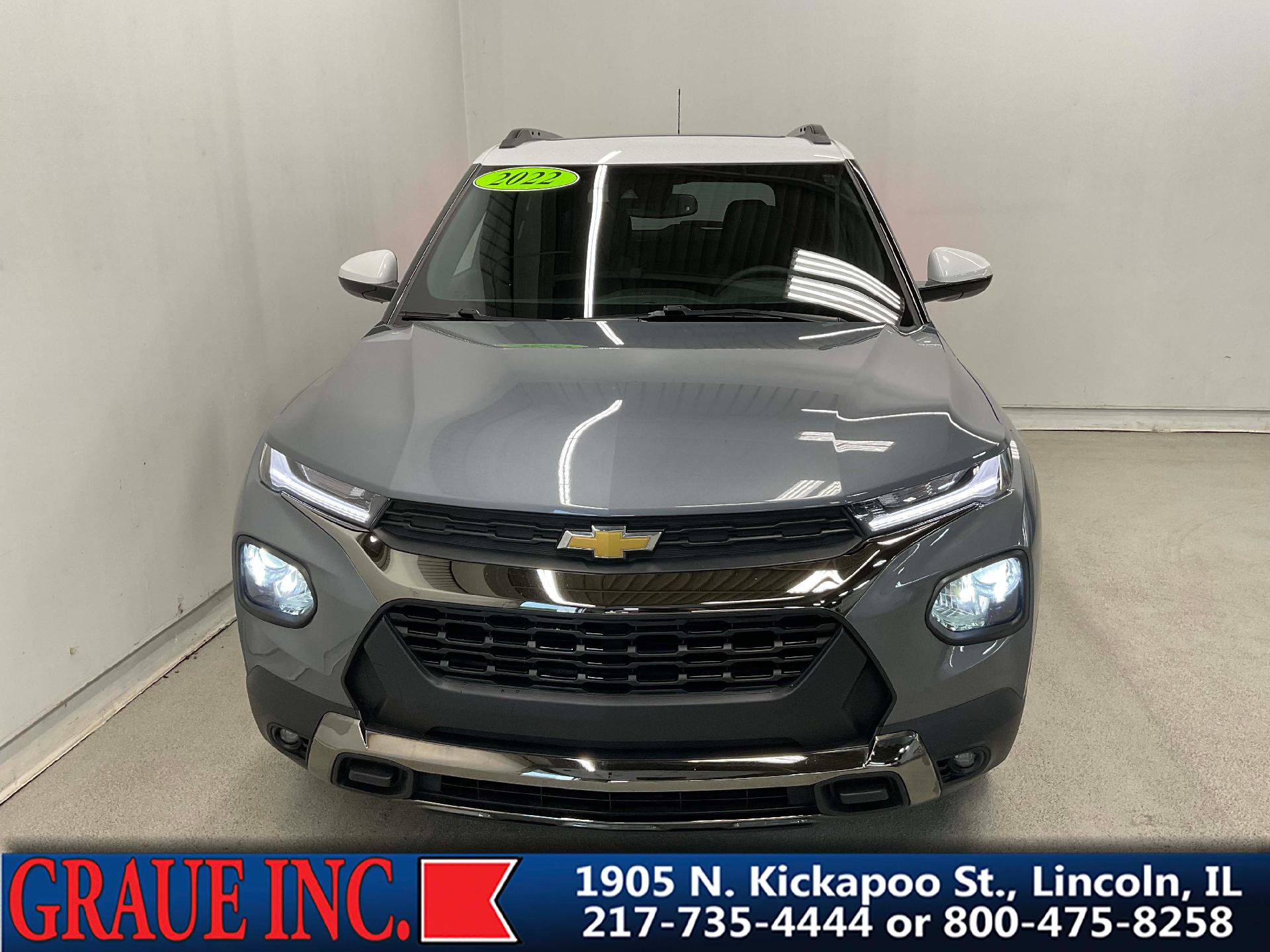 Used 2022 Chevrolet Trailblazer Activ with VIN KL79MVSL0NB117571 for sale in Lincoln, IL