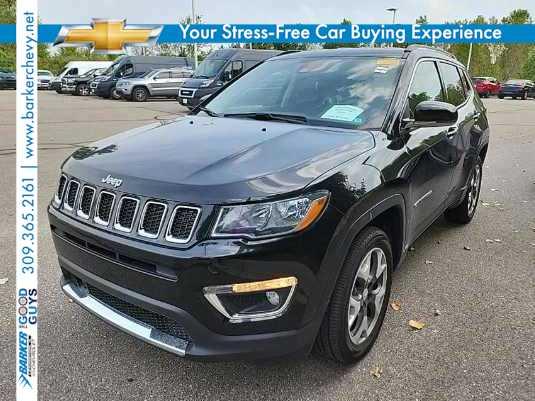 Used 2021 Jeep Compass Limited with VIN 3C4NJDCB9MT554069 for sale in Lexington, IL