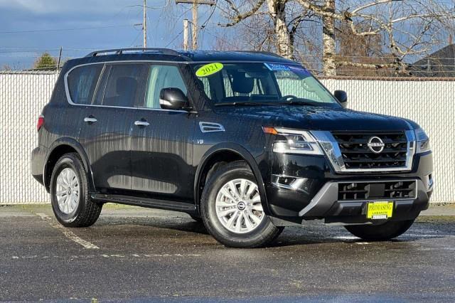 Used 2021 Nissan Armada SV with VIN JN8AY2AD6M9662505 for sale in Lebanon, OR