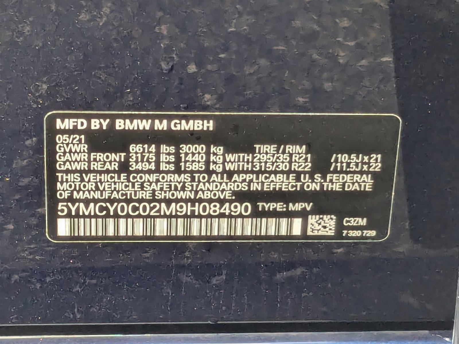 2021 BMW X6 M Vehicle Photo in Towson, MD 21204