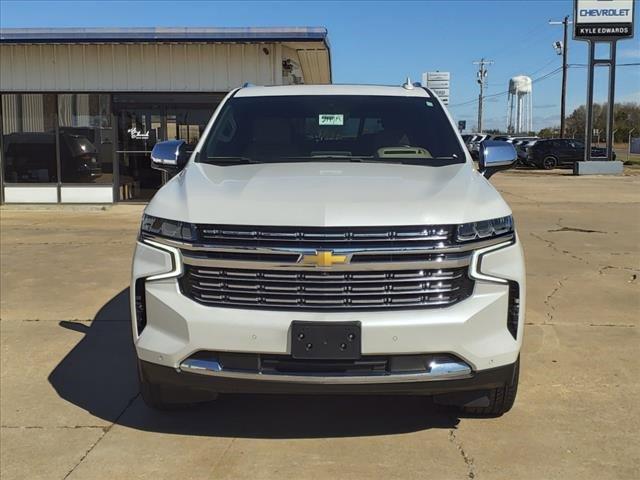 Used 2023 Chevrolet Tahoe Premier with VIN 1GNSKSKD8PR159375 for sale in Checotah, OK