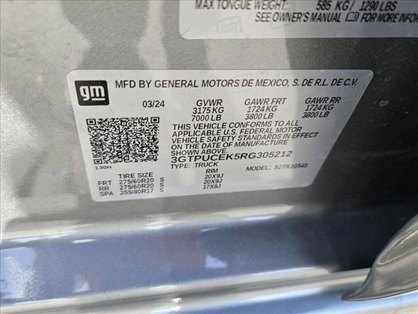 2024 GMC Sierra 1500 Vehicle Photo in LAS VEGAS, NV 89146-3033