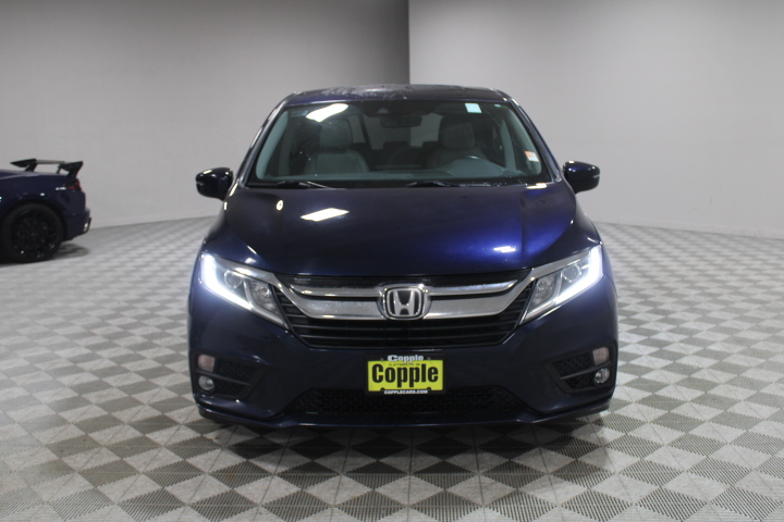 Used 2020 Honda Odyssey EX-L with VIN 5FNRL6H7XLB027117 for sale in Louisville, NE